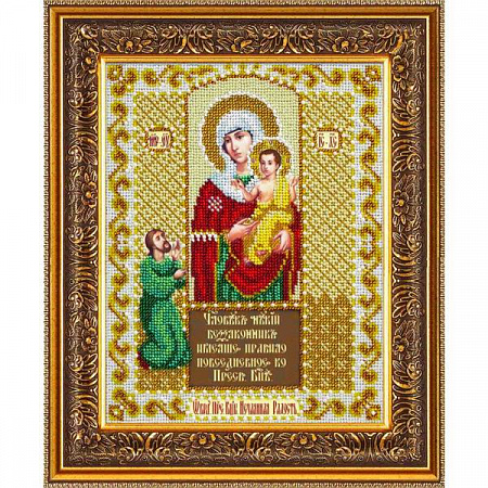 Вышивка бисером Икона "Пр.Богородица Нечаянная радость"